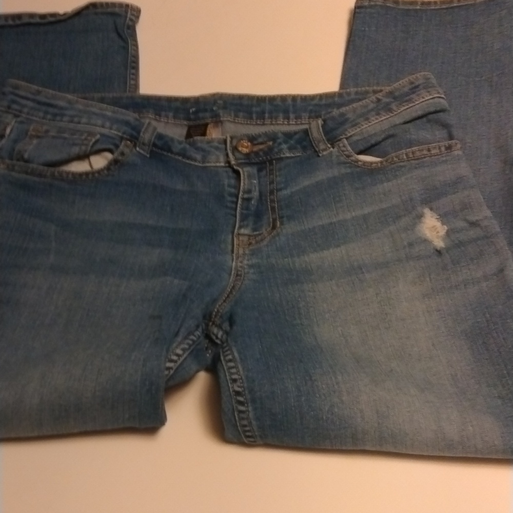 Classic Blue Denim Jeans Stretchy